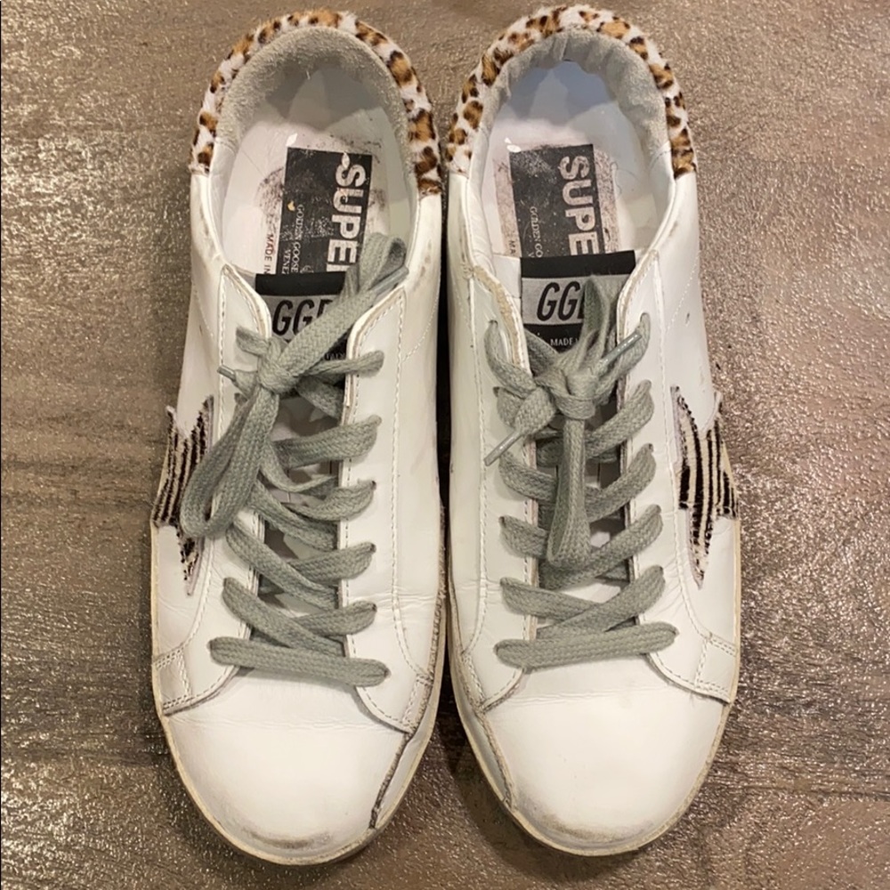 golden goose sneakers!